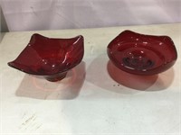 Viking Epic Ruby Art Glass