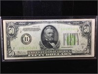 1934 $50 FRN, THE Federal Reserve Bank of New