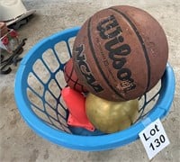 Basket Balls and Cones