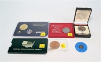 Lot of coins and tokens