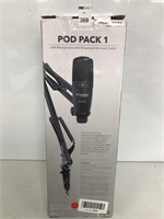 POD PACK 1 USB MICROPHONE WITH BROADCAST ARM AND