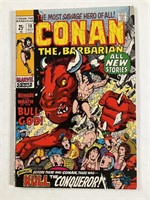 Marvel Conan The Barbarian No.10 1971 1st Bull Anu
