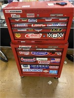 Craftsman toolbox with keys and rolls