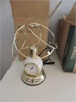Touch lamp with clock