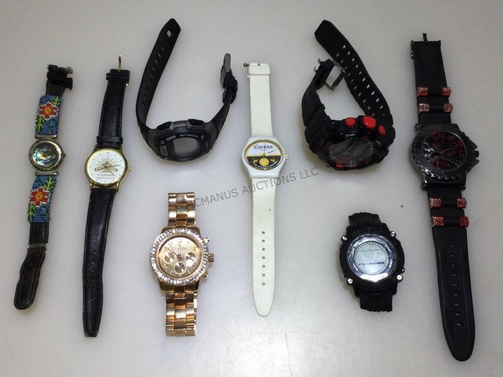 Assorted watches.