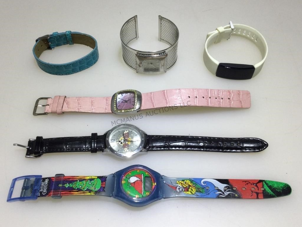 Assorted watches.