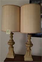 Pair Vintage Lamps
