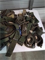 Large group of field combat P37 web gear