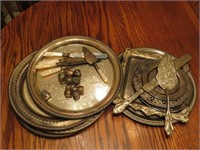 Silver Plate Lot - S&Ps Trays Serving Utensils