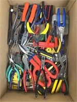 Assorted Pliers, Screw Drivers