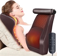 (N) Boriwat Back Massager Neck Massager with Heat,