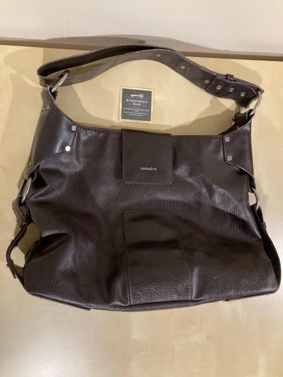 Large Samsara Faux Leather Hand Bag