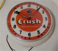 Orange- Crush light up clock