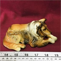 Porcelain Dog Figurine (Vintage)