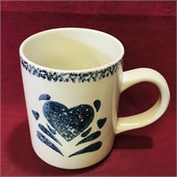 Ceramic Heart Mug (4" Tall)