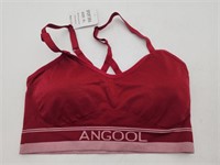 NEW Angool Women's Sports Bra - XL