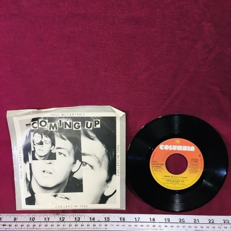 Paul McCartney & Wings 1980 45-RPM Record