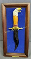 Rb Bald Eagle Knife With Wall Mount Display