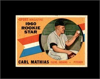 1960 Topps #139 Carl Mathias VG to VG-EX+