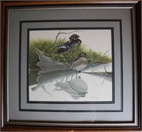 Signed Wood Duck Print