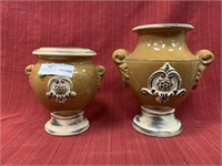 2 Hosley Potteries urns
