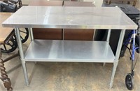 Stainless Steel Work Table with Shelf