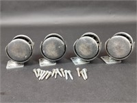 Set of Four Caster Wheels and Screws