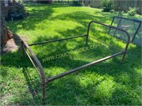 Antique iron bed frame