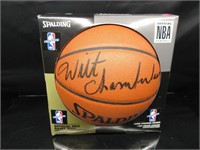 Will Chamberlain Autographed Basketball