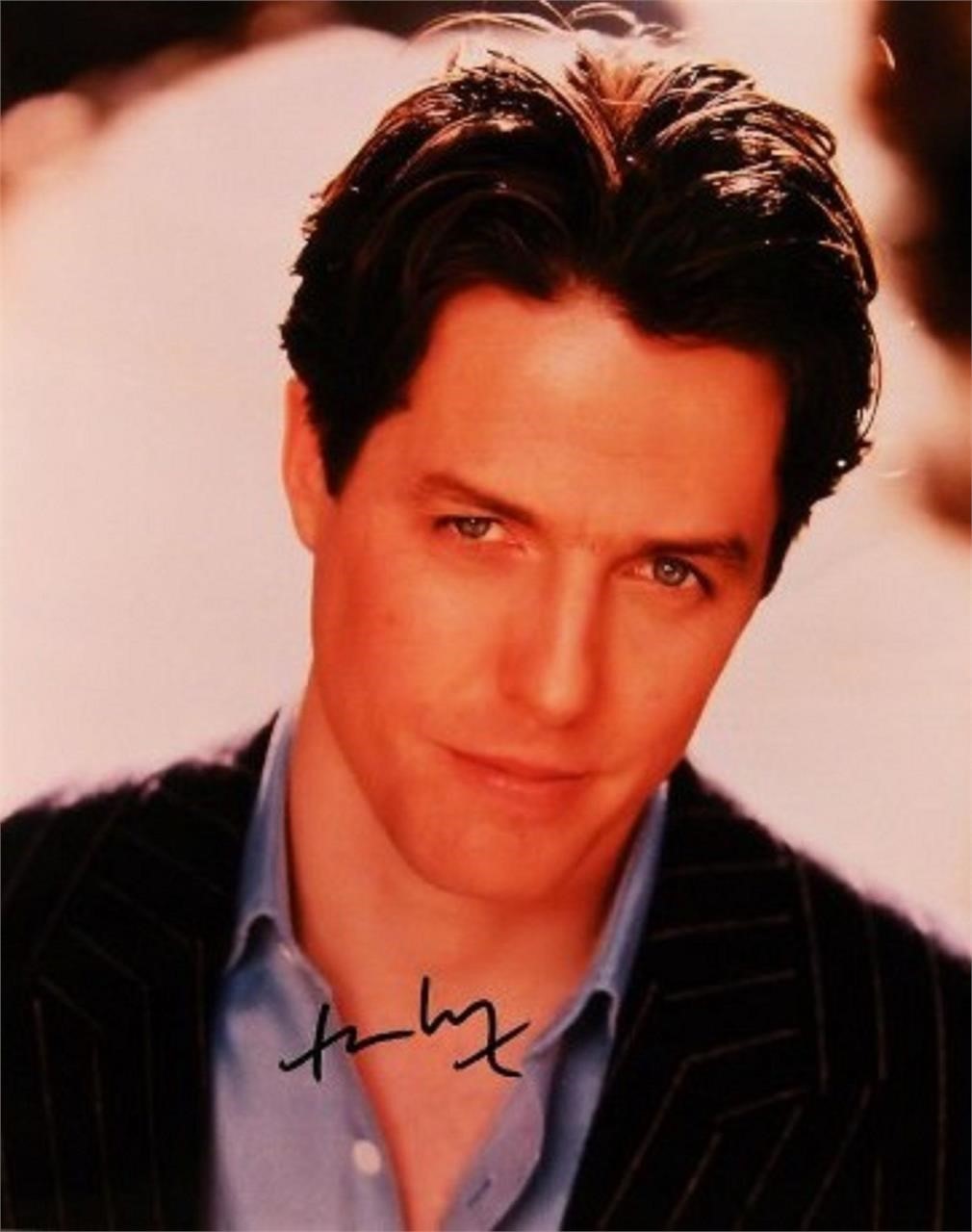 Hugh Grant Jr. signed portrait photo