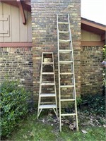 Lot of Aluminum Ladders