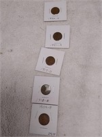 Group of 1900's Era pennies