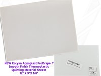 2 Rolyan Aquaplast Thermoplastic Solid Sheet AA8