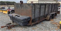 (BD) 16ft Dual Axel Utility Trailer. 2in Ball,