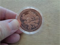 1 OZ COPPER ROUND - CHINESE YEAR OF DRAGON