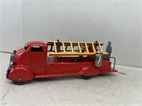 Tin toy firetruck vintage