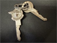 Cool Old Car Keys - '55 Mercury & Ford