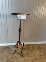 Metal plant stand 28" tall.
