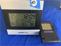 ULTRONIC WEATHER STATION & CASIO THERMOMETER