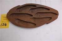 Vintage Cast Iron Chili Pepper Cornbread Pan