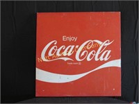 Enjoy Coca-Cola Single Sided Square Sign