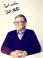 Autograph Bill Gates Photo