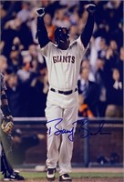 Autograph Barry Bonds Photo