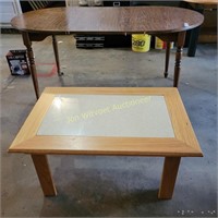 Oval Table and End Table