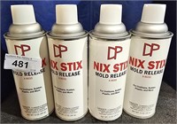 4 Cans DP Nix Stix Mold Release