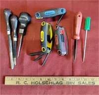 3 Pittsburgh Allen Wrenches Sets, Screwdrivers