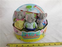 Li'l Woodzeez Elephant Family Set, 4pc