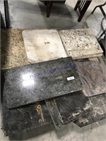 Pallet--sections of marble