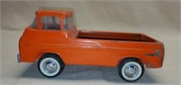 Vintage Orange Metal Truck Toy