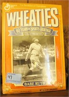 WHEATIES BOX FEATURING BABE RUTH